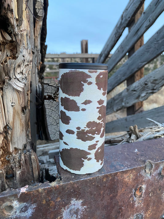 Cowhide koozie